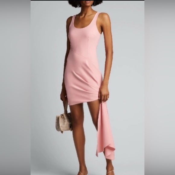 cinq a sept Dresses & Skirts - Cinq A Sept Sharon Knotted Crepe Mini Dress, Pink, 4